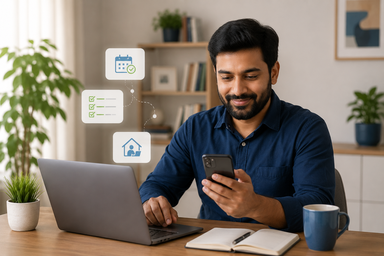Part-time online task work from phone